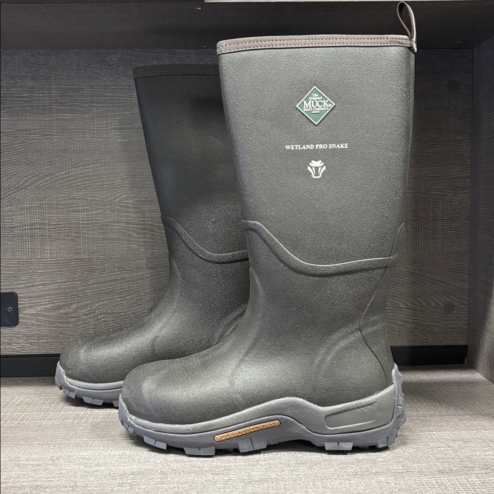 Men's Wetland Pro Snake Professional Grade Work Boot WETP-900 (Brown)- Size 14